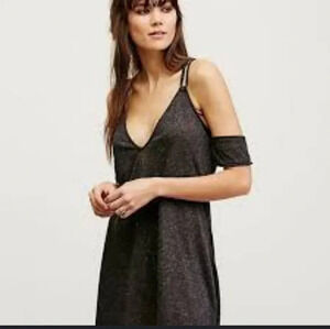 Free People Beach Size Xs Strappy-back‎ Off The Shoulder Mini Dress Swim Cover
